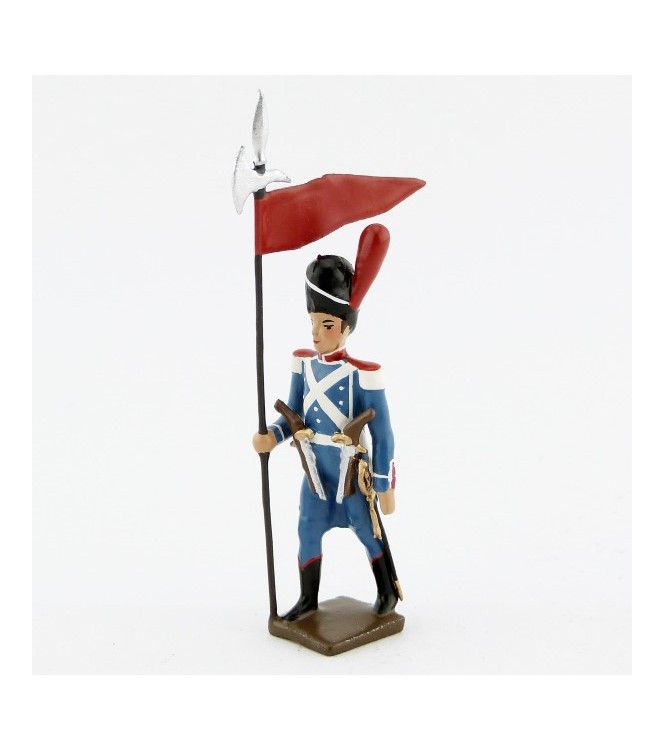 2ème porte-aigle (rouge) de la division Oudinot