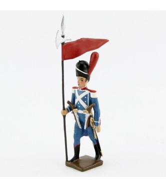 2ème porte-aigle (rouge) de la division Oudinot