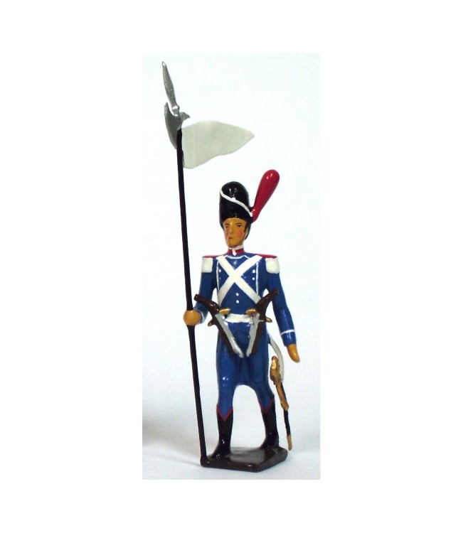 3ème porte-aigle (blanc) de la division Oudinot