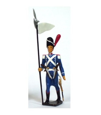 3ème porte-aigle (blanc) de la division Oudinot