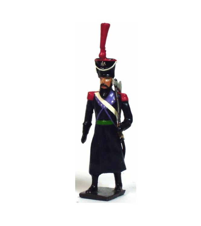 sapeur du 16e rgt d'infanterie légère, avec hache (division oudinot)