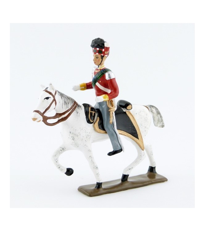 officier à cheval des highlanders