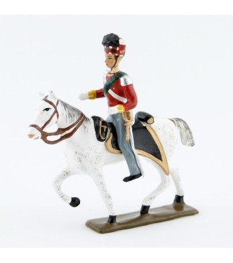 officier à cheval des highlanders