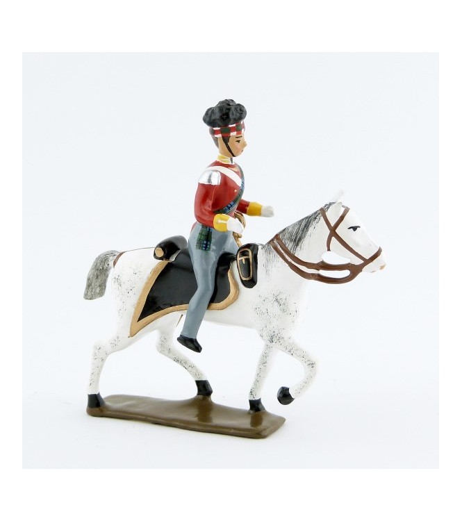 officier à cheval des highlanders