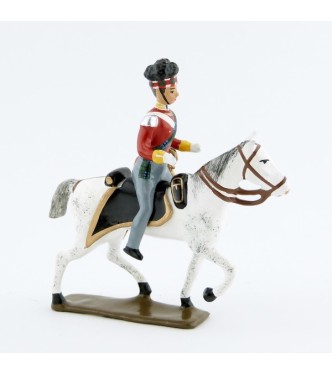 officier à cheval des highlanders