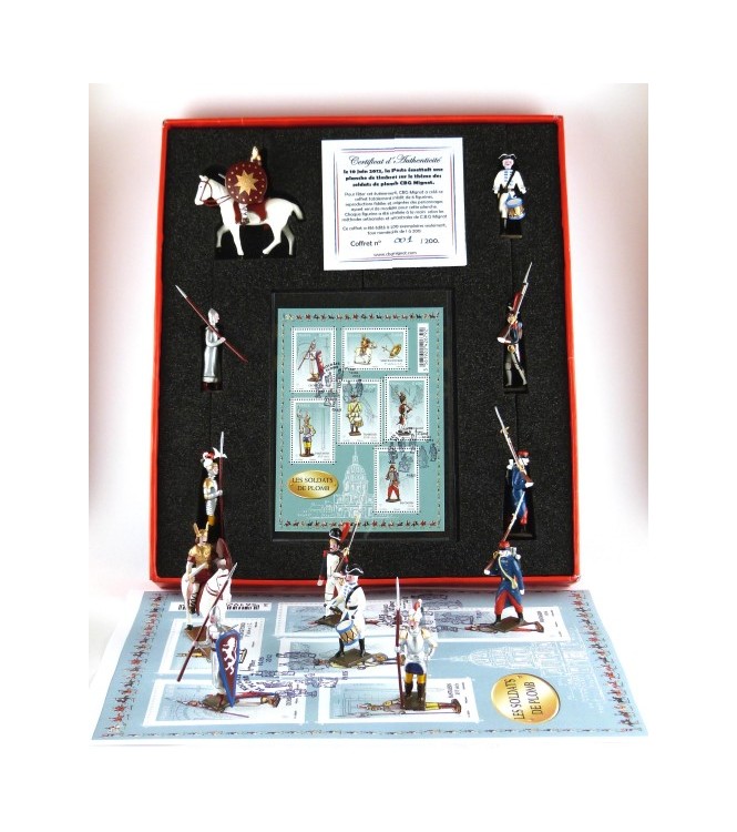 coffret "timbres et figurines"