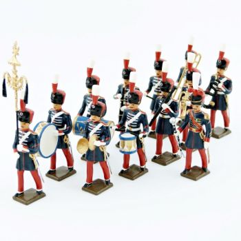 musique des Grenadiers de la Garde Impériale (1860-1870), ensemble de 12 figurin