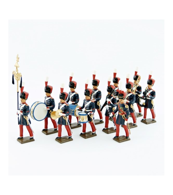 ens. de 12 figurines "musique des Grenadiers à pied de la Garde Impériale (1860-1870)"