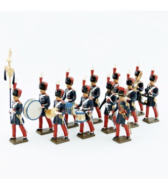 ens. de 12 figurines "musique des Grenadiers à pied de la Garde Impériale (1860-1870)"