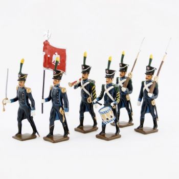 Infanterie légère espagnole, ens. de 6 figurines