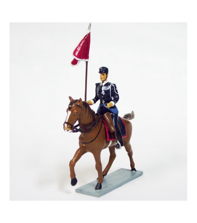 Porte-fanion de l'Unité Equestre (Police montée)