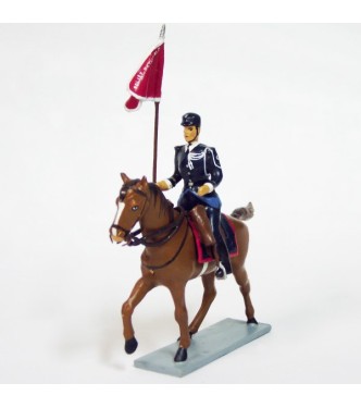 Porte-fanion de l'Unité Equestre (Police montée)
