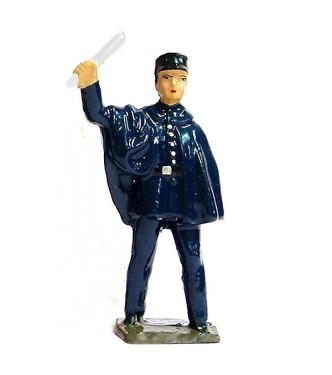 agent de police circulation avec pèlerine ou "hirondelle"