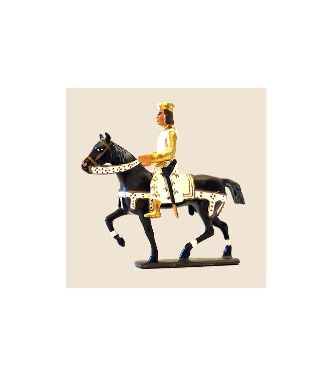 Louis IX (St Louis) à cheval