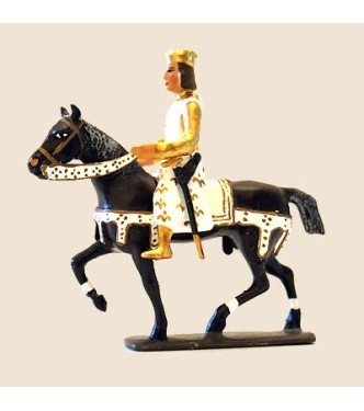 Louis IX (St Louis) à cheval