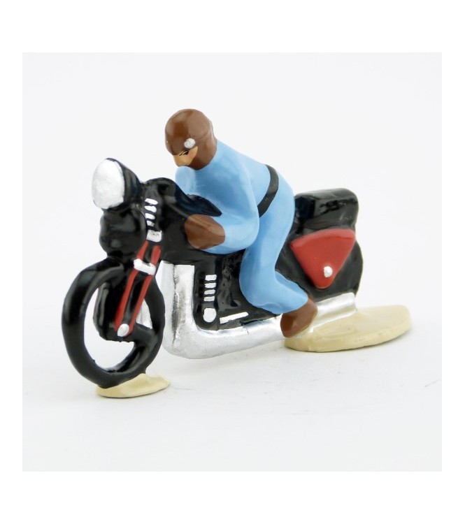 motard en combinaison bleue du Tour de France (monobloc)