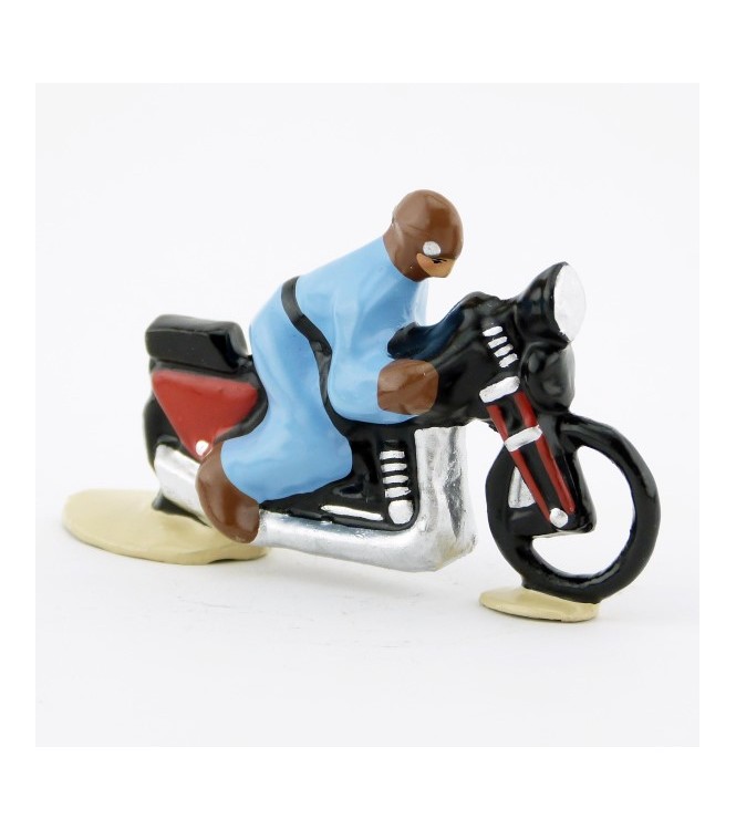 motard en combinaison bleue du Tour de France (monobloc)
