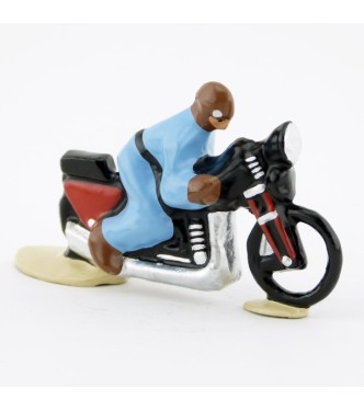 motard en combinaison bleue du Tour de France (monobloc)