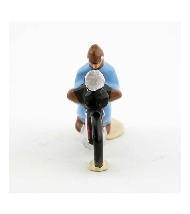 motard en combinaison bleue du Tour de France (monobloc)