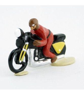 motard en combinaison rouge du Tour de France (monobloc)