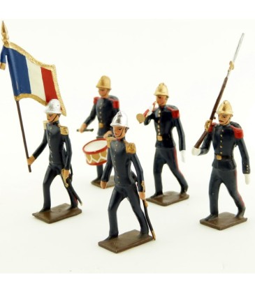 Pompiers au Défilé (époque 1900)