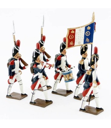 Grenadiers de la garde, pied gauche en avant (dits 'corps du 1er type')