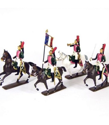 17e rgt de dragons (dragons roses) à cheval