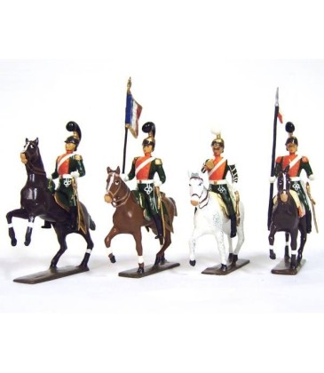 Chevau-légers 1er rgt (plastron écarlate) (1812)