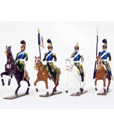 Chevau-légers 5ème rgt (plastron bleu) (1812)