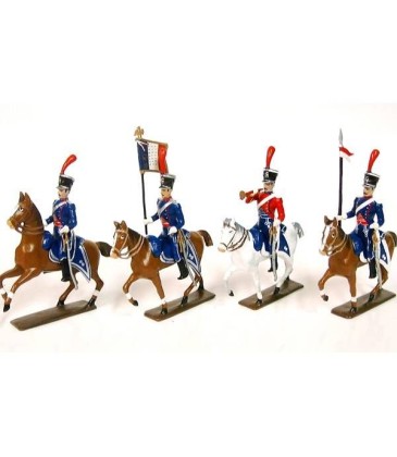 Chevau-legers lanciers gendarmes a cheval (1804)
