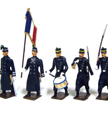 Chasseurs à pied en capote