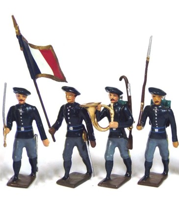 Chasseurs alpins, tenue bleue