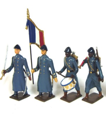 Tirailleurs sénégalais, tenue bleu horizon
