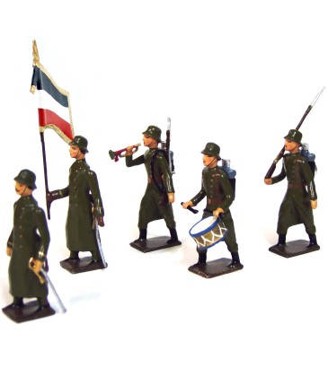 Infanterie prussienne avec casque acier (stahlhelm)