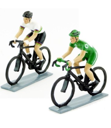 cyclistes contemporains (h. 6 cm)