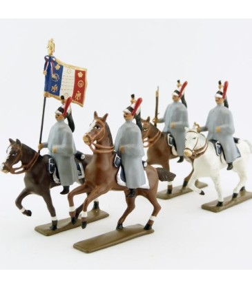 Cuirassiers en capote (escortant la Troïka)