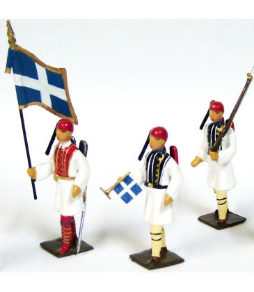 Evzones (Grèce) en grande tenue